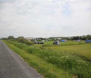 Tarka Trail camping, right by the cycle path