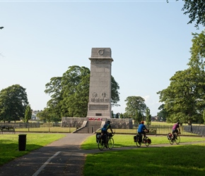 Cumberland and Westmoreland War Memorial. It's laerge as you cycle around it in Rickerby Park