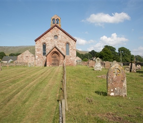 Kirkland Church. On the left as you enter this very small settlement