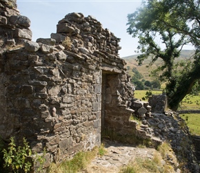 Ruined doorway in Pendragon castle