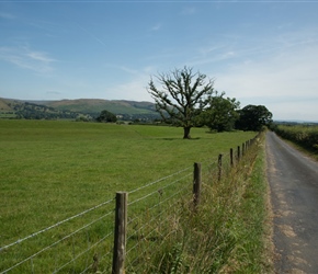 Brownthwaite Pike. This was taken looking south from the minor road once you have crossed the river. A lovely quiet lane