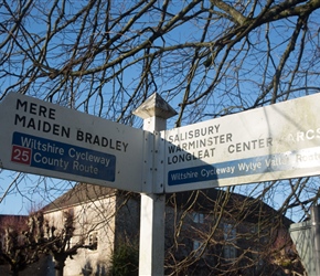 Signpost at Horningsham