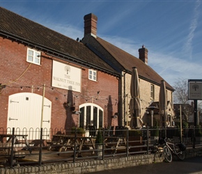 The Walnut Tree Inn, start of this section on the outskirts of Mere