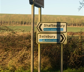 A good addition to the signposts along the road from Broad Chalke