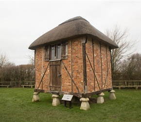 A granary was added in 2019. Transported from Longleat via a museum