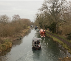 You will cross the Kennet and Avon Canal and then the railway