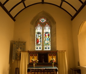 Inside All Saints Church Tellisford