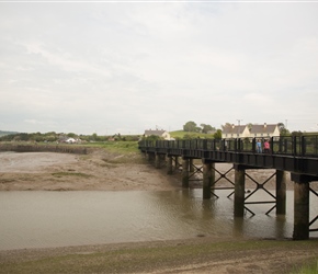 Fremingtom Quay is 5km along the trail from Barnstaple. It's popular and busy and has a cafe