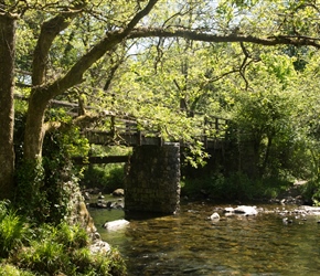 Over the River Tavy on the bridleway